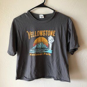 Vintage Cropped Yellowstone Tee